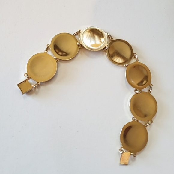 DAMASCENE COIN LINK ENAMEL BRACELET - Picture 5 of 8